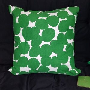 Kate Spade Green Polka Dot Pillow